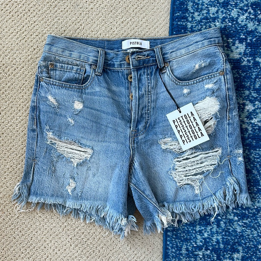 Pistola mom Jean shorts